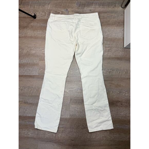 Frame Le Crop Mini Boot Jeans Ivory Women's Size 32 - Picture 4 of 8